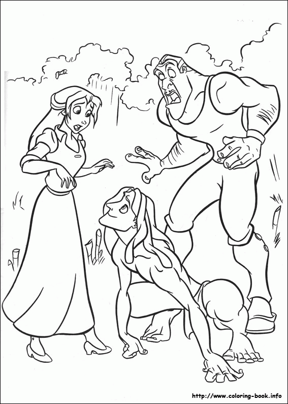 Tarzan kolorowanki